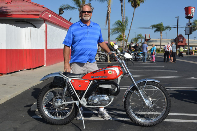 Kenny Easton and his 1977 Bultaco Sherpa 350T