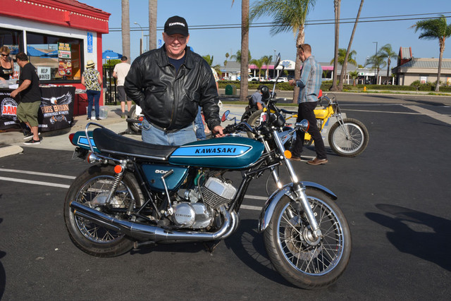 Don Reynolds and his 1977 Kawasaki H1 500