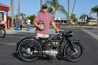 Robb Ezzell of Corona Del Mar with his 1951 BMW R25/2