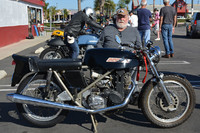 Dick Newby of Fountain Valley with his
1973 Seeley Condor