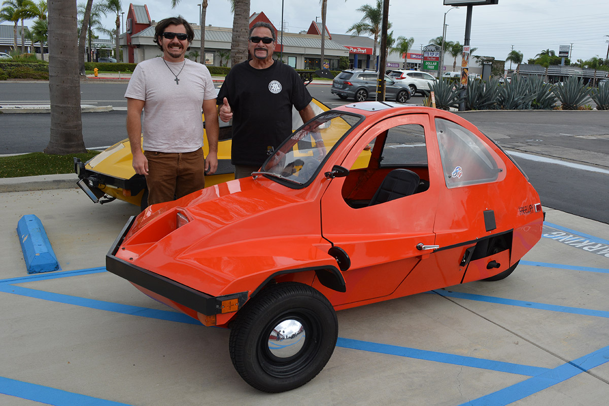Angelo Tafarella of Garden Grove with his 1982 HMV Free-Way