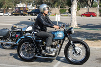 1964 Triumph riding in at 4:00