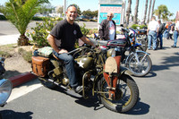 Rob Meyers with his 1942 Indian 741-B