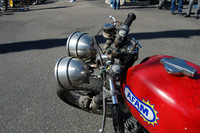 Aermachi 125cc frame with Kawasaki 350 triple, Motorcycle Kevin