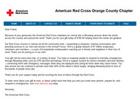 Red Cross Letter