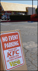 No Parking at KFC